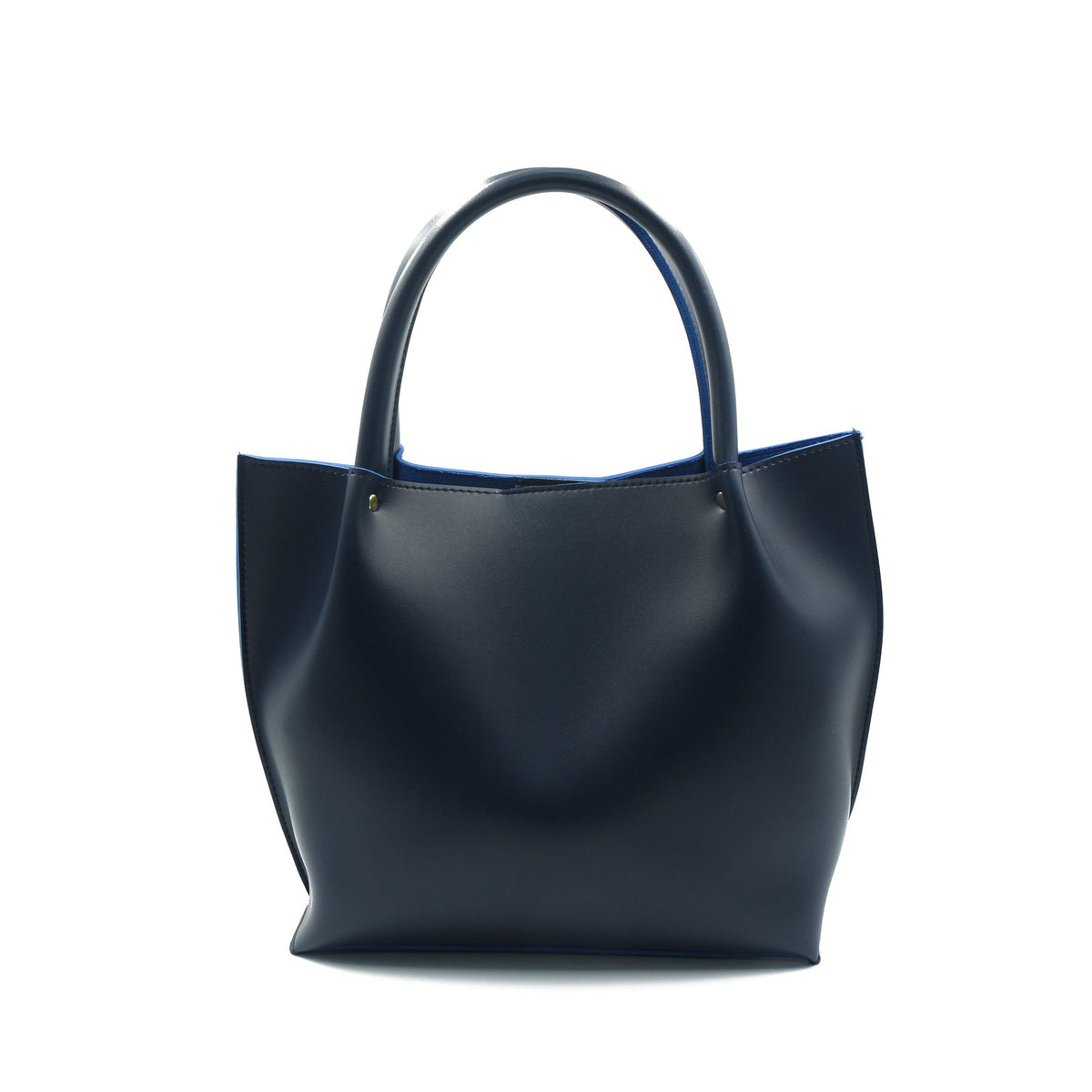 Classic Everyday Tote - navy blue everyday tote bag for women
