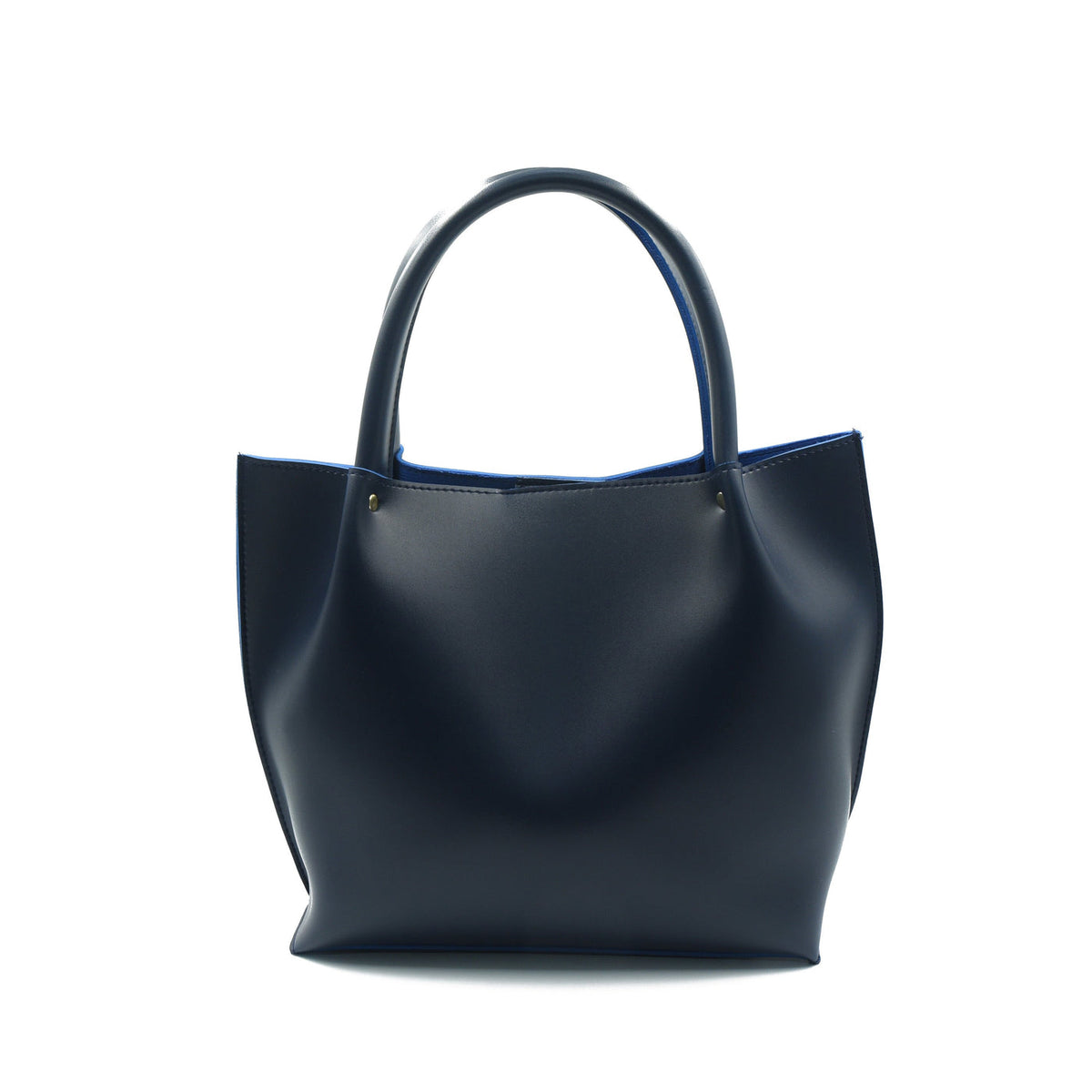 Classic Everyday Tote - navy blue everyday tote bag for women