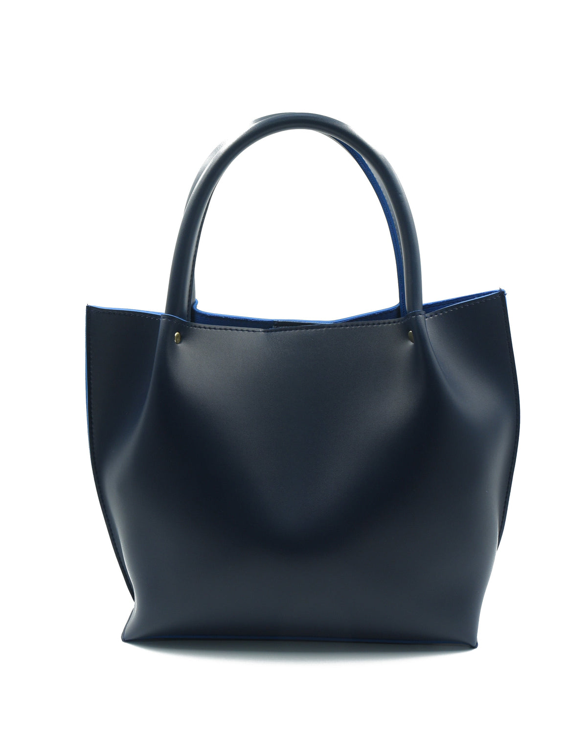 Classic Everyday Tote - navy blue everyday tote bag for women